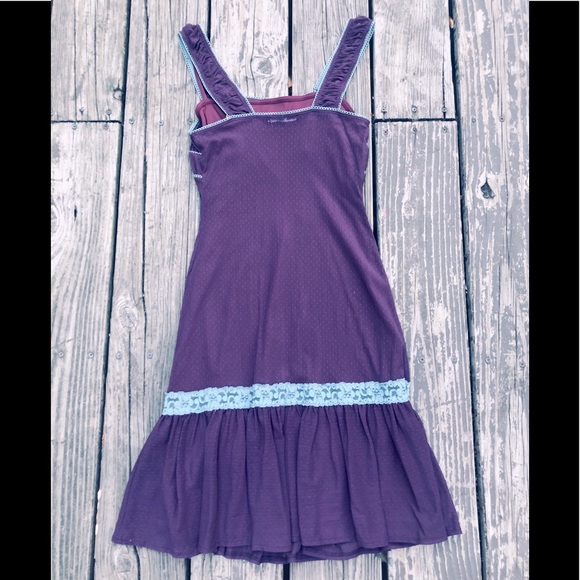 🎀Betsey Johnson New York purple Blue lace dress - Picture 4 of 5